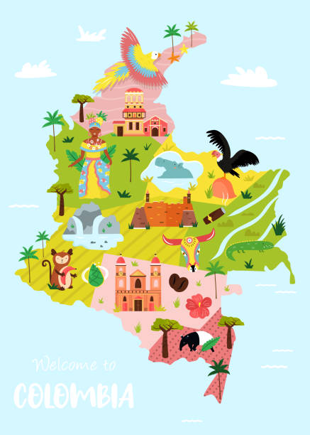 Imaginomades-Colombie-carte-pays-itinéraire